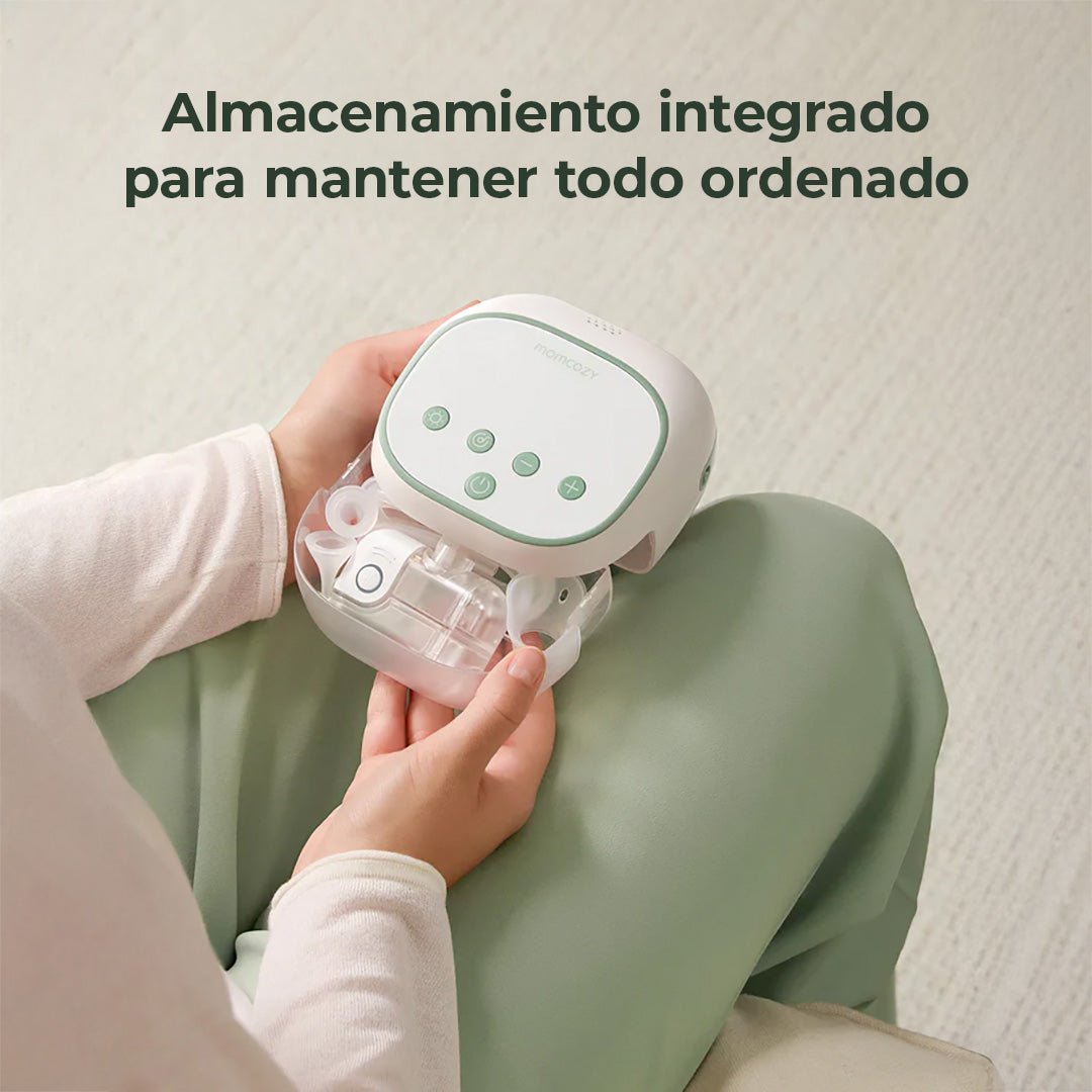 Aspirador Nasal Eléctrico 2 en 1 BreezyClear Pro Grado Hospitalario Momcozy