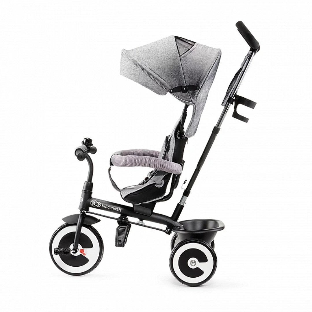 Triciclo multifuncional Aston Gris KinderKraft