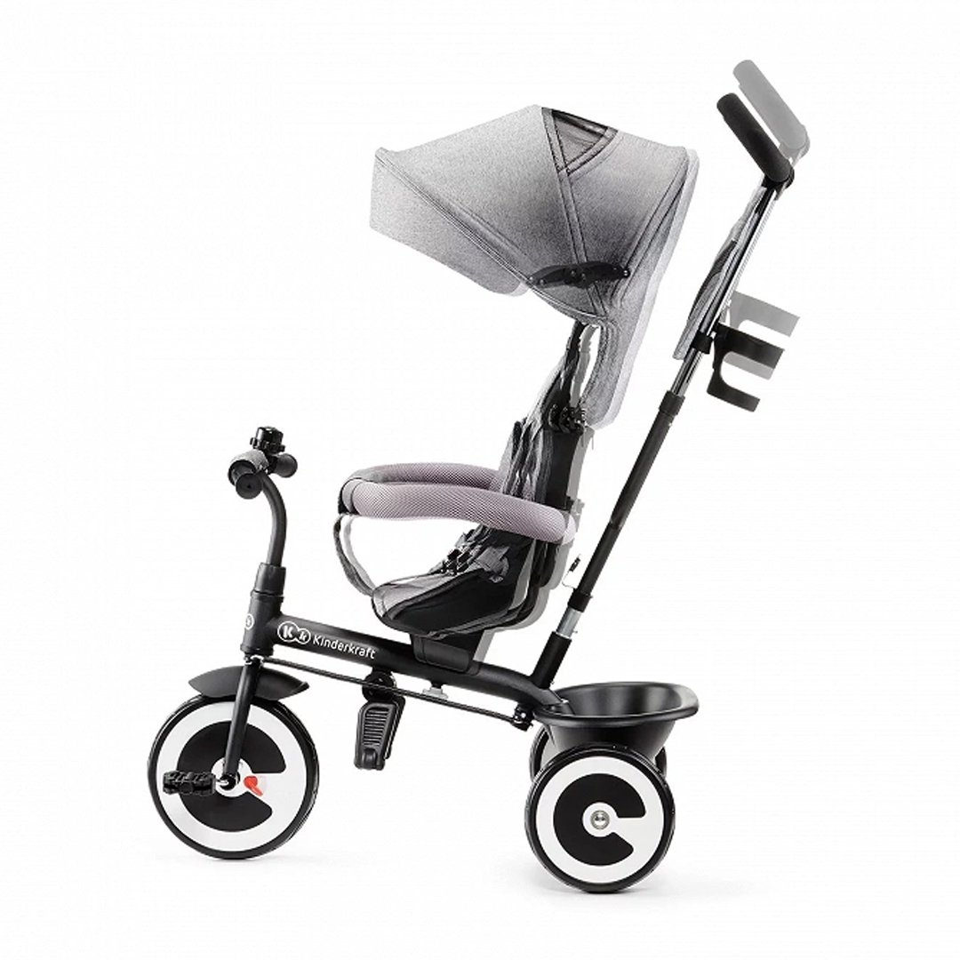 Triciclo multifuncional Aston Gris KinderKraft