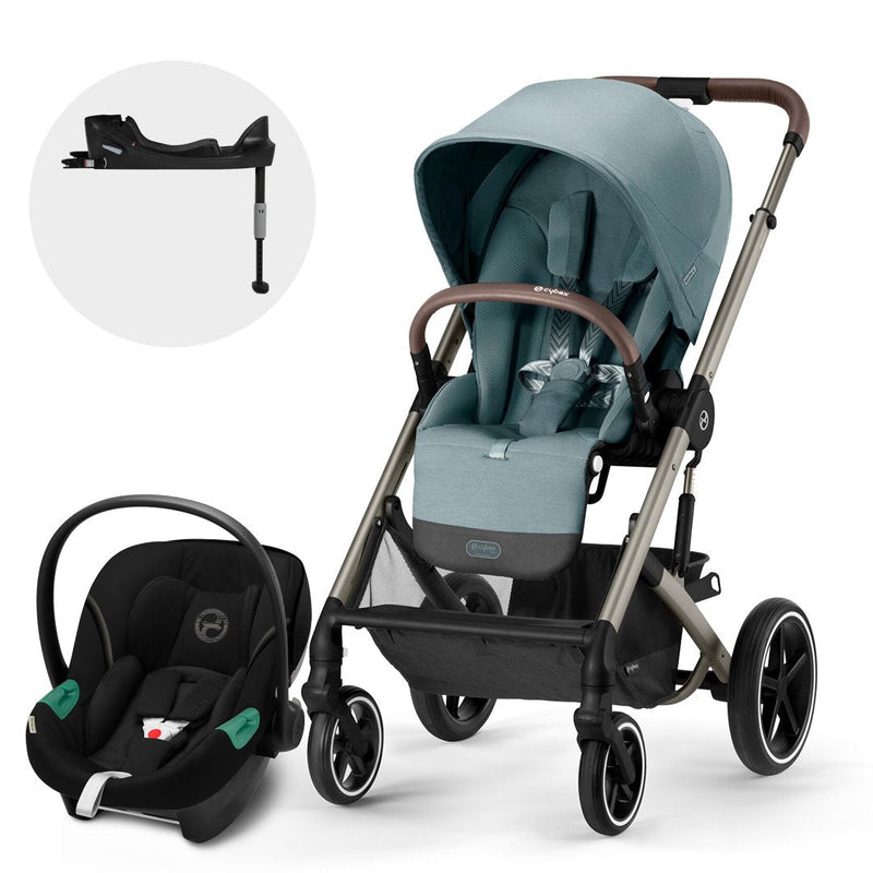 Travel System Balios S Lux 3.0 Sky Blue+ Aton S2 + Base Cybex