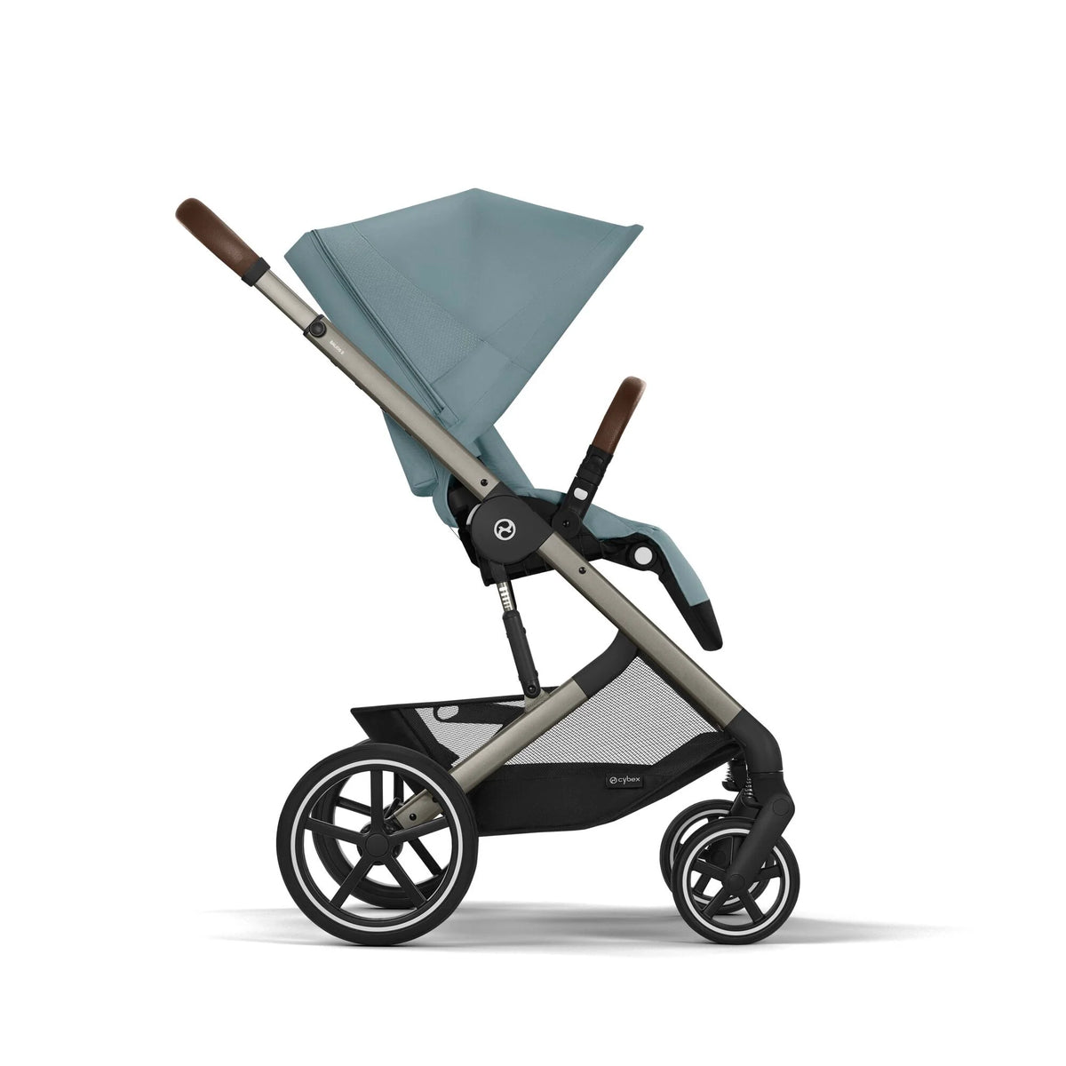 Travel System Balios S Lux 3.0 Taupe Stormy Blue + Aton S2 + Base Cybex