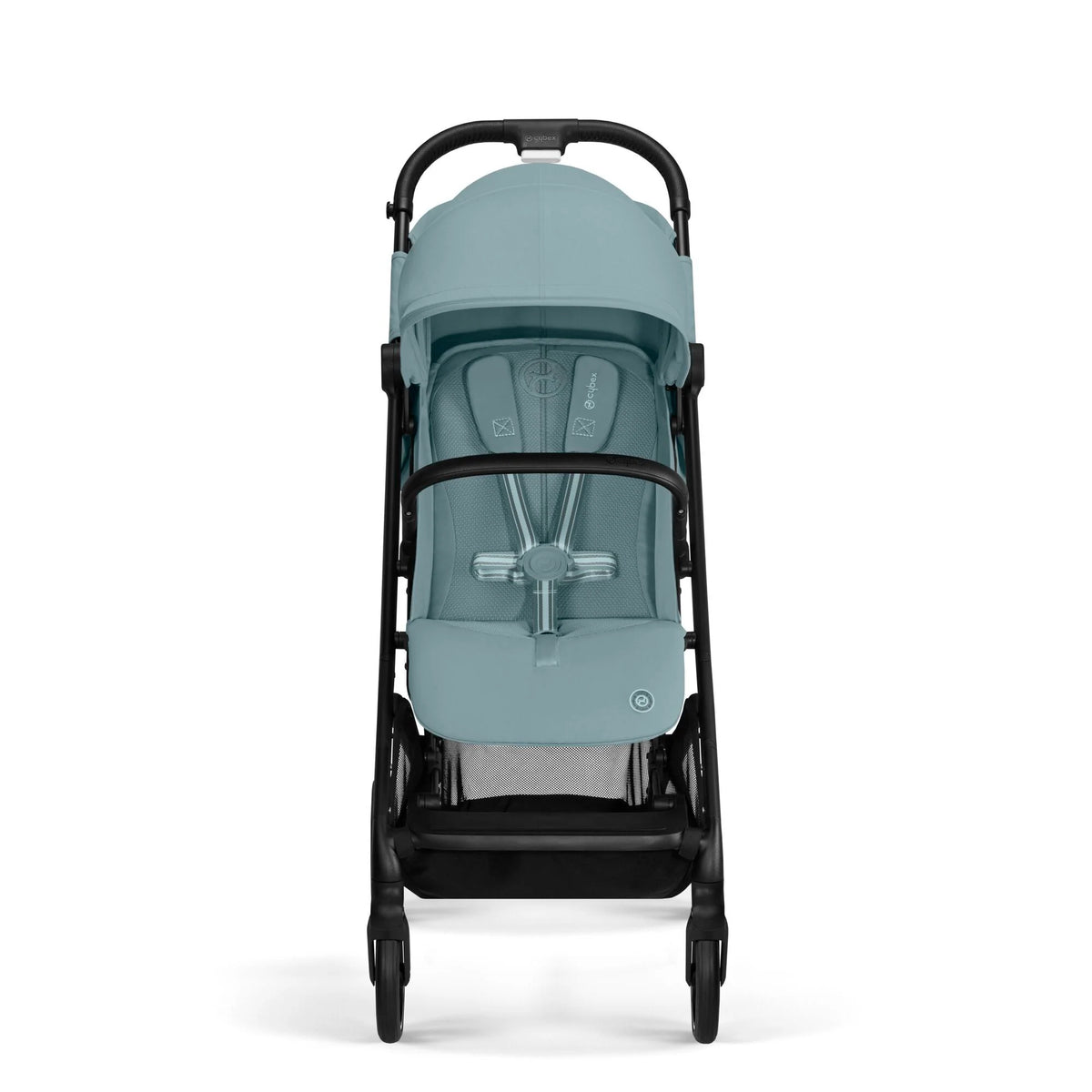 Travel System Beezy + Aton G + Base Black Stormy Blue Cybex