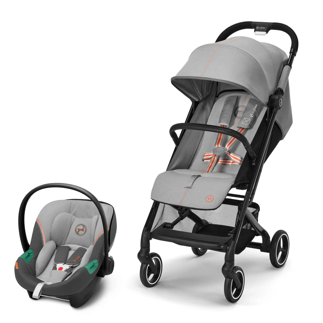 Travel System Beezy Lava Grey + Aton S2  SIN BASE (one box) Cybex