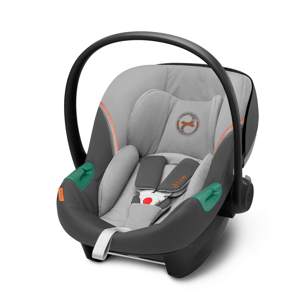 Travel System Beezy Lava Grey + Aton B2 + Base Cybex