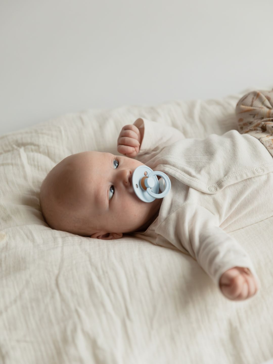 Chupete Bibs Colour Anatómico x2 | 6-18 Meses | Iron & Baby blue