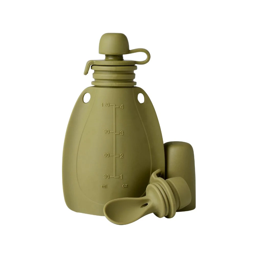 Bolsa de silicona para smoothies Musgo Mininor