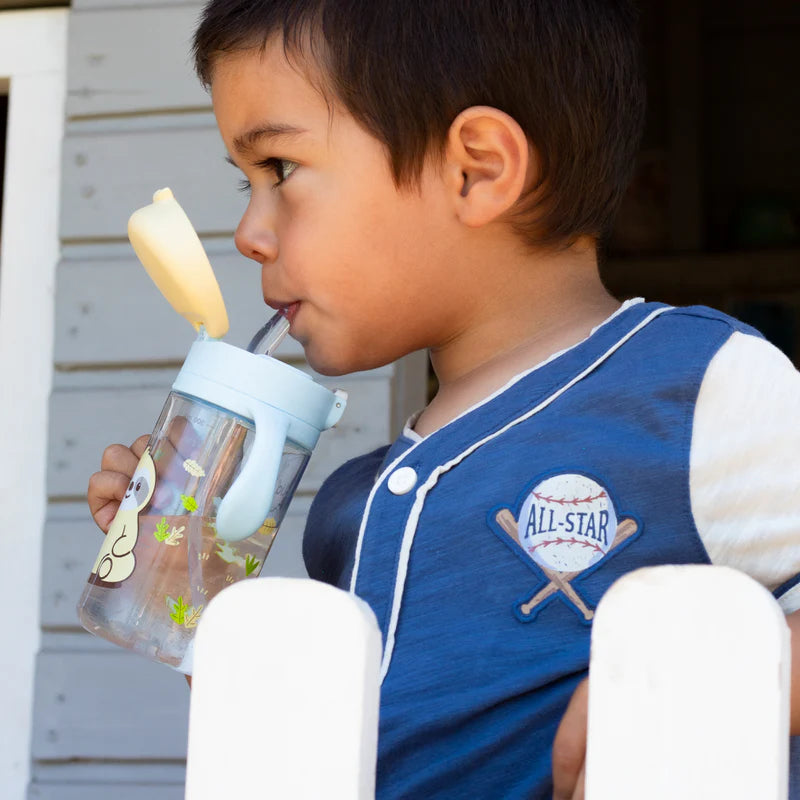 Botella antiderrame con bombilla Perezoso Balia