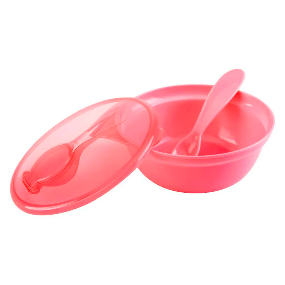 Contenedor de Viaje con Cuchara Rosado The Baby Nation