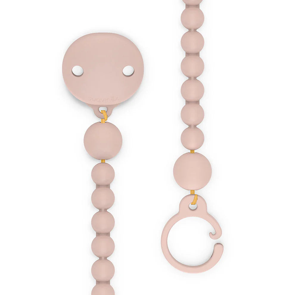 Porta Chupete de silicona Soft Pink Suavinex
