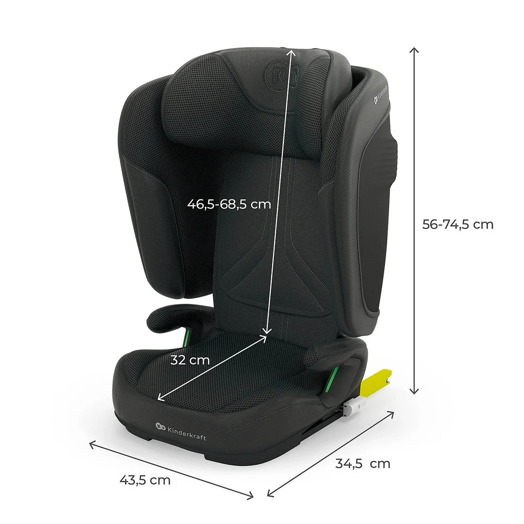 Silla de auto Butaca Unity 2 i-Size Negro Kinderkraft