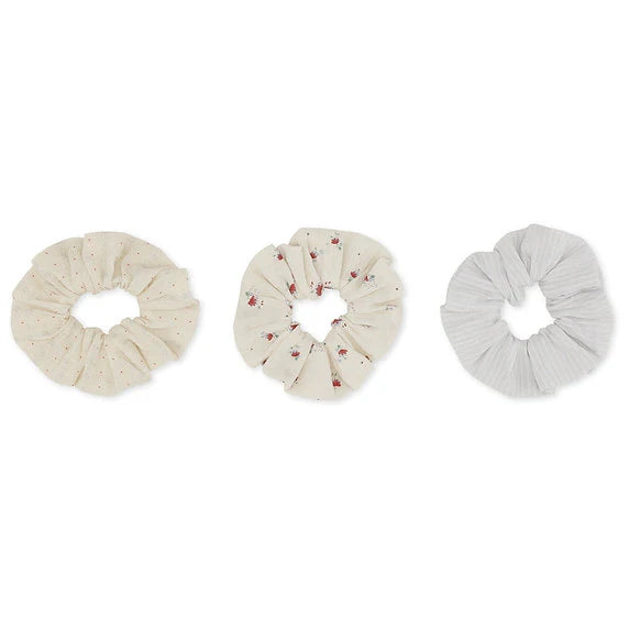 Set 3 Small Scrunchies Lilu Konges Sløjd