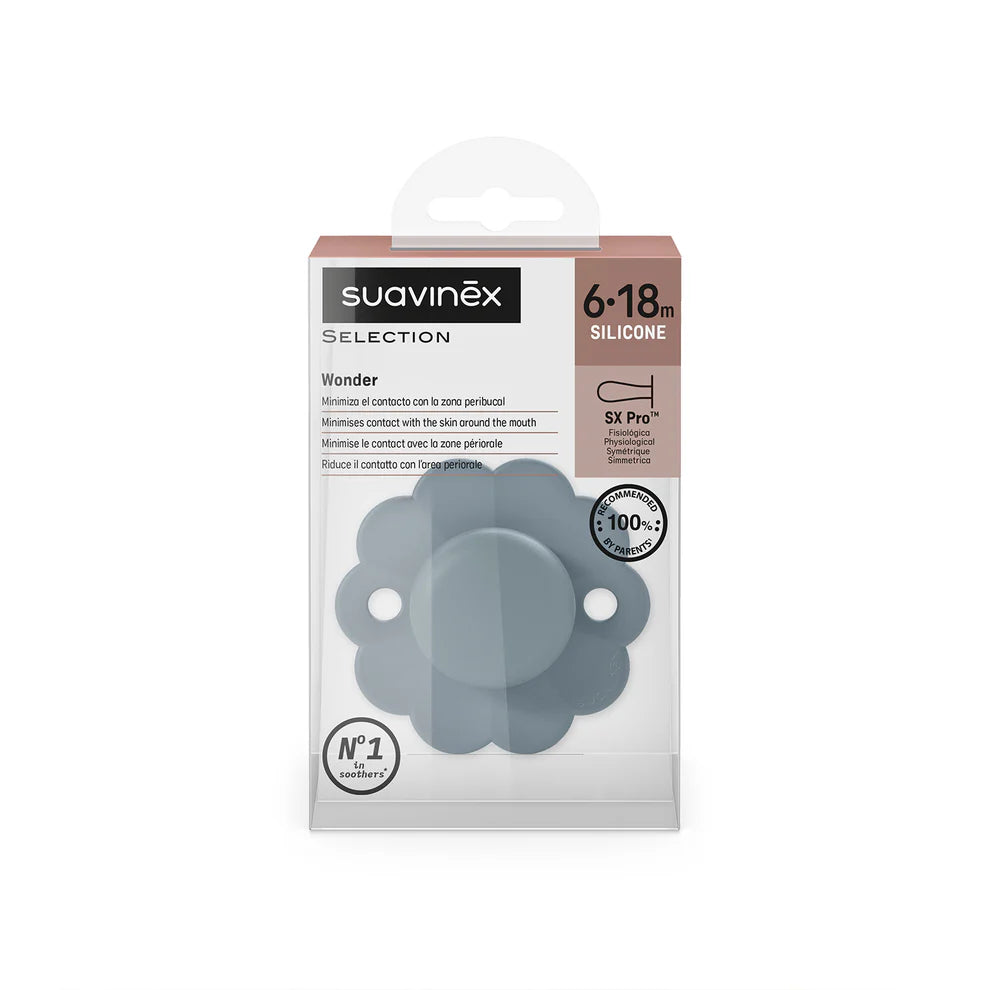 Chupete Wonder Spring Lake con Tetina Fisiológica Sx Pro de Silicona 6/18 meses Suavinex