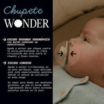 Chupetes Wonder Viva Magenta/Mauve Chalk con Tetina Fisiológica Sx Pro de Silicona 6/18 meses Suavinex