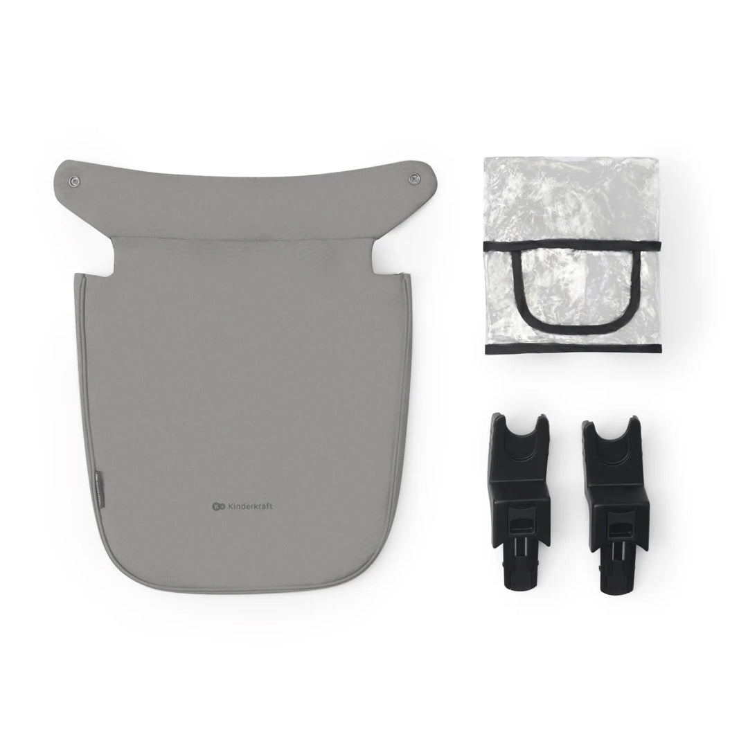 Travel System Newly 3 en 1 + Base Mink FX Moonlight Grey Kinderfraft