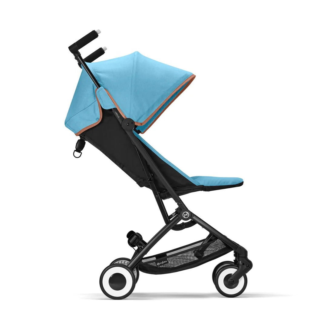 Coche de paseo Libelle Black Beach Blue Cybex
