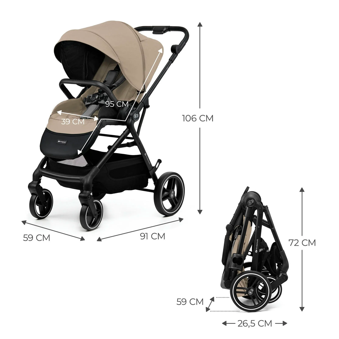 Coche de Paseo Yoxi Sand Beige Kinderkraft