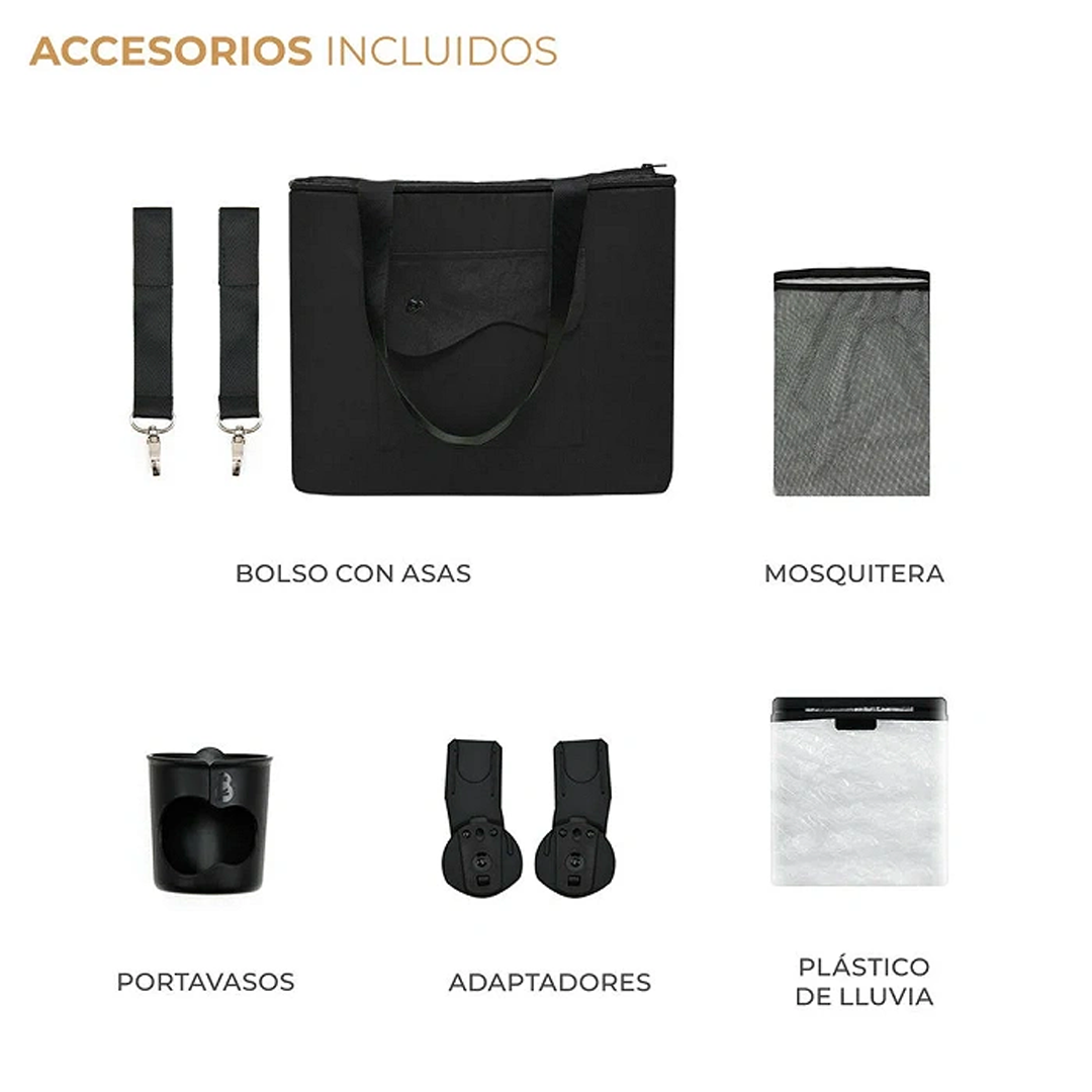 Coche de Paseo Yoxi Pure Black Kinderkraft