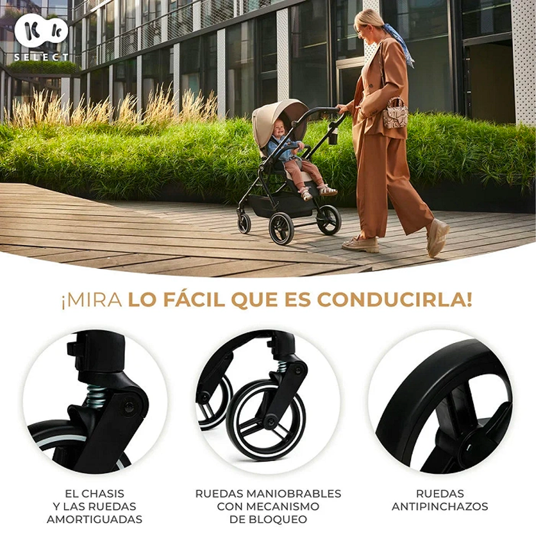 Coche de Paseo Yoxi Sand Beige Kinderkraft