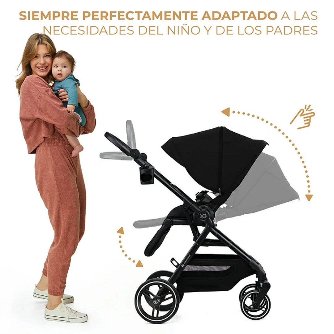 Coche de Paseo Yoxi Pure Black Kinderkraft