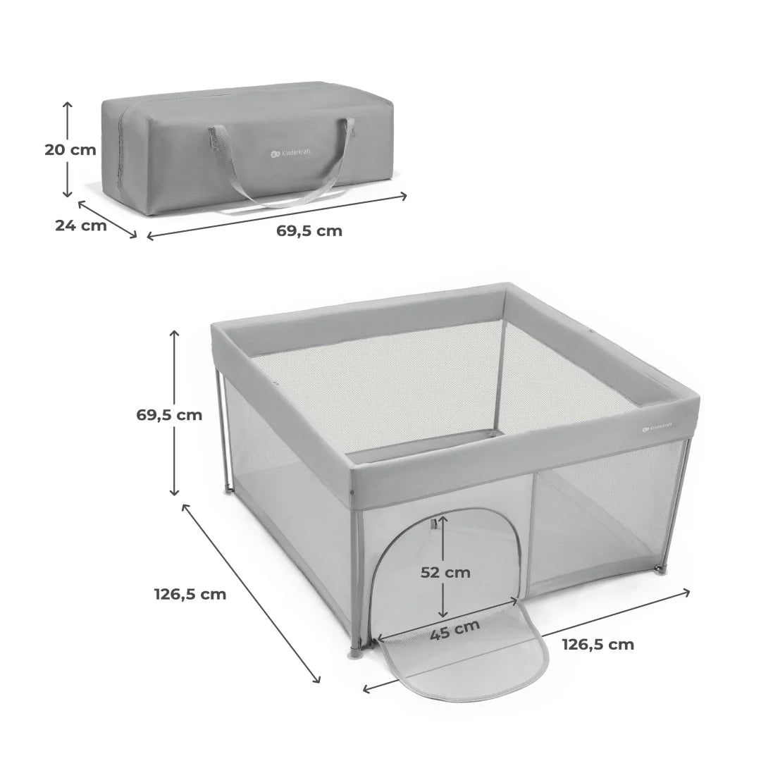 Corral Ziki Light Grey KinderKraft