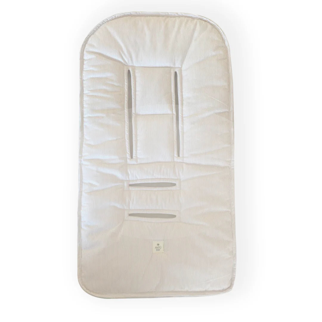 Protector acolchado para Coche Rayas Beige Antu Baby