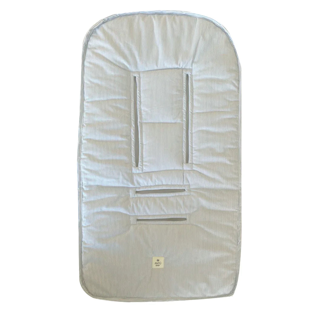 Protector acolchado para Coche Rayas Gris Antu Baby