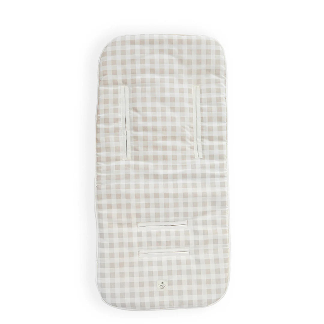 Protector acolchado para Coche Vichy Beige Antu Baby