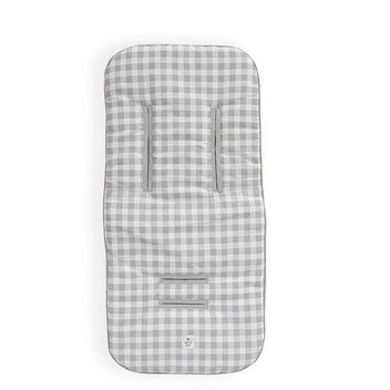 Protector acolchado para Coche Vichy Gris Antu Baby
