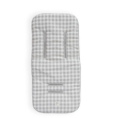 Protector acolchado para Coche Vichy Gris Antu Baby