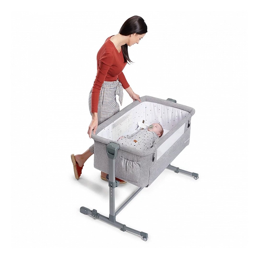 Cuna Colecho Neste Up Grey Light Melange KinderKraft