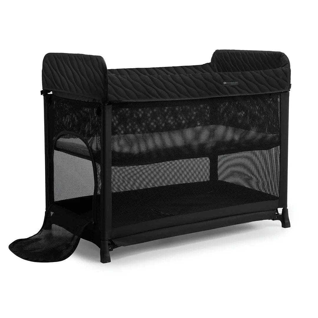 Cuna de viaje Moon Dream Negro KinderKraft