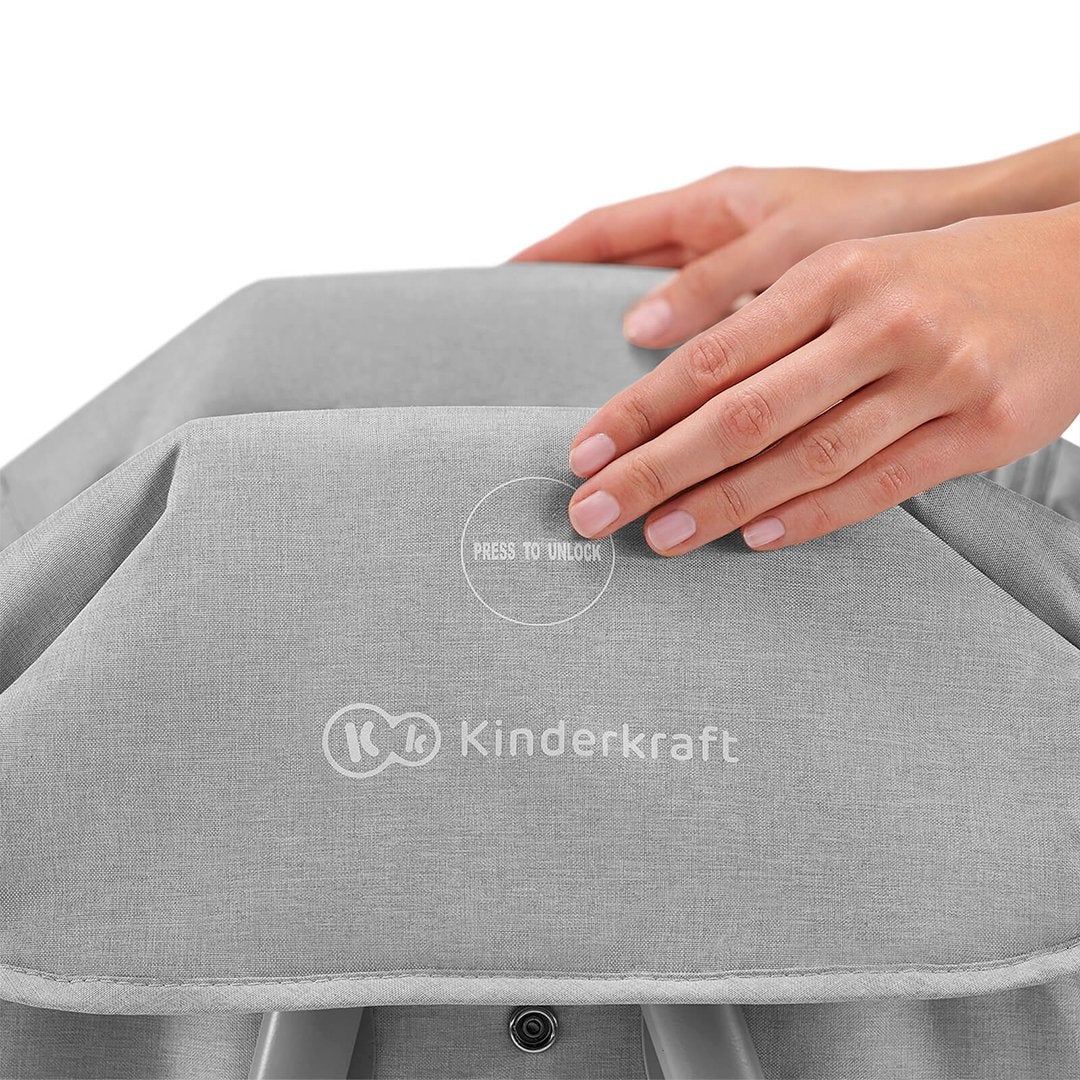 Cuna Moisés Lovi 3 en 1 Gris KinderKraft