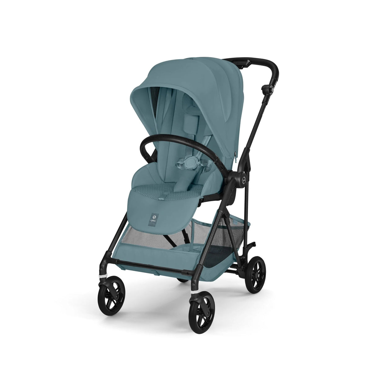 Travel System Melio Carbon + Aton G + Base Stormy Blue Cybex