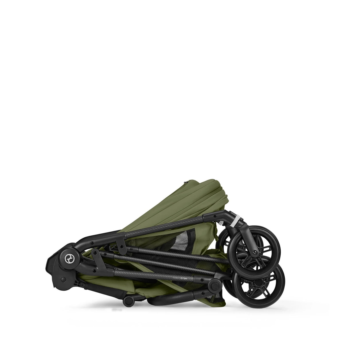 Travel System Melio Carbon + Aton G + Base Moss Green Cybex