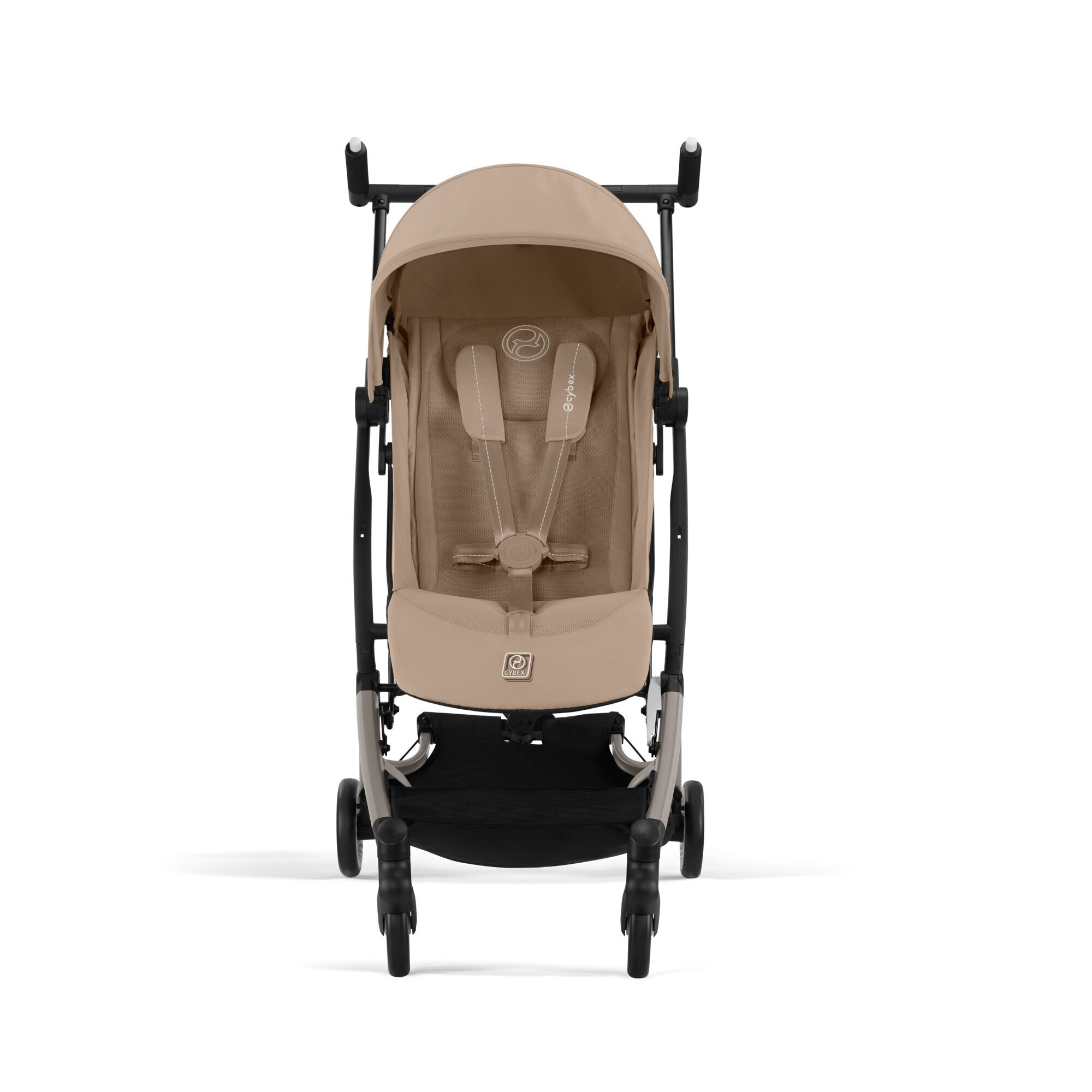 Travel System Coche Libelle + Silla Huevito Aton S2 + Base Taupe Almond Beige Cybex