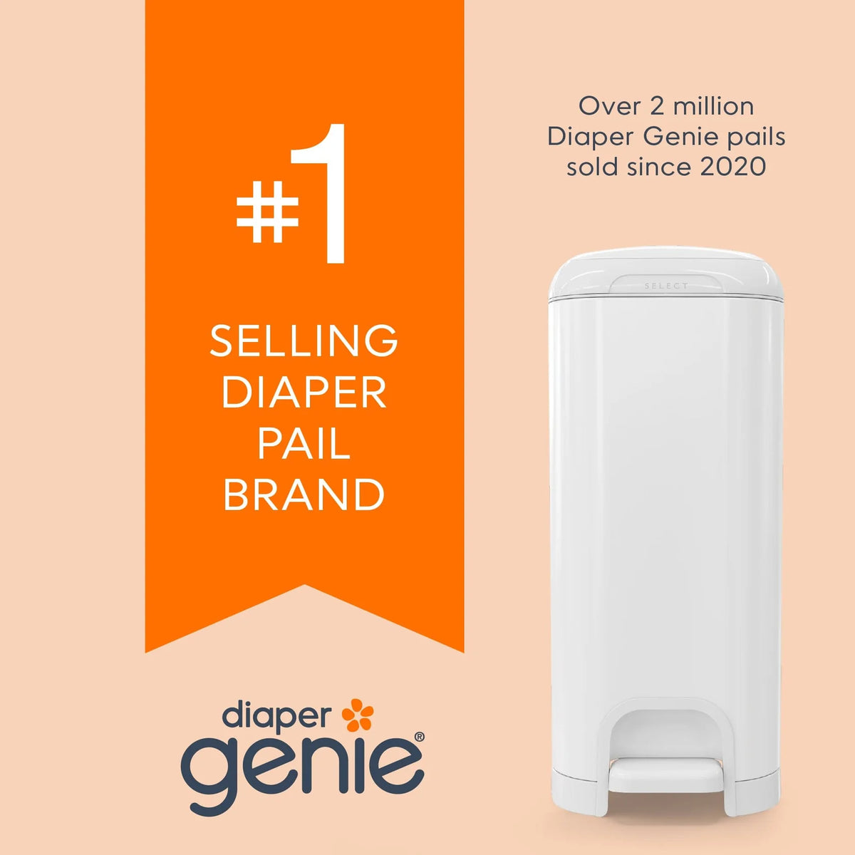 Recambio individual Basurero Contendor de 165 pañales Diaper Genie