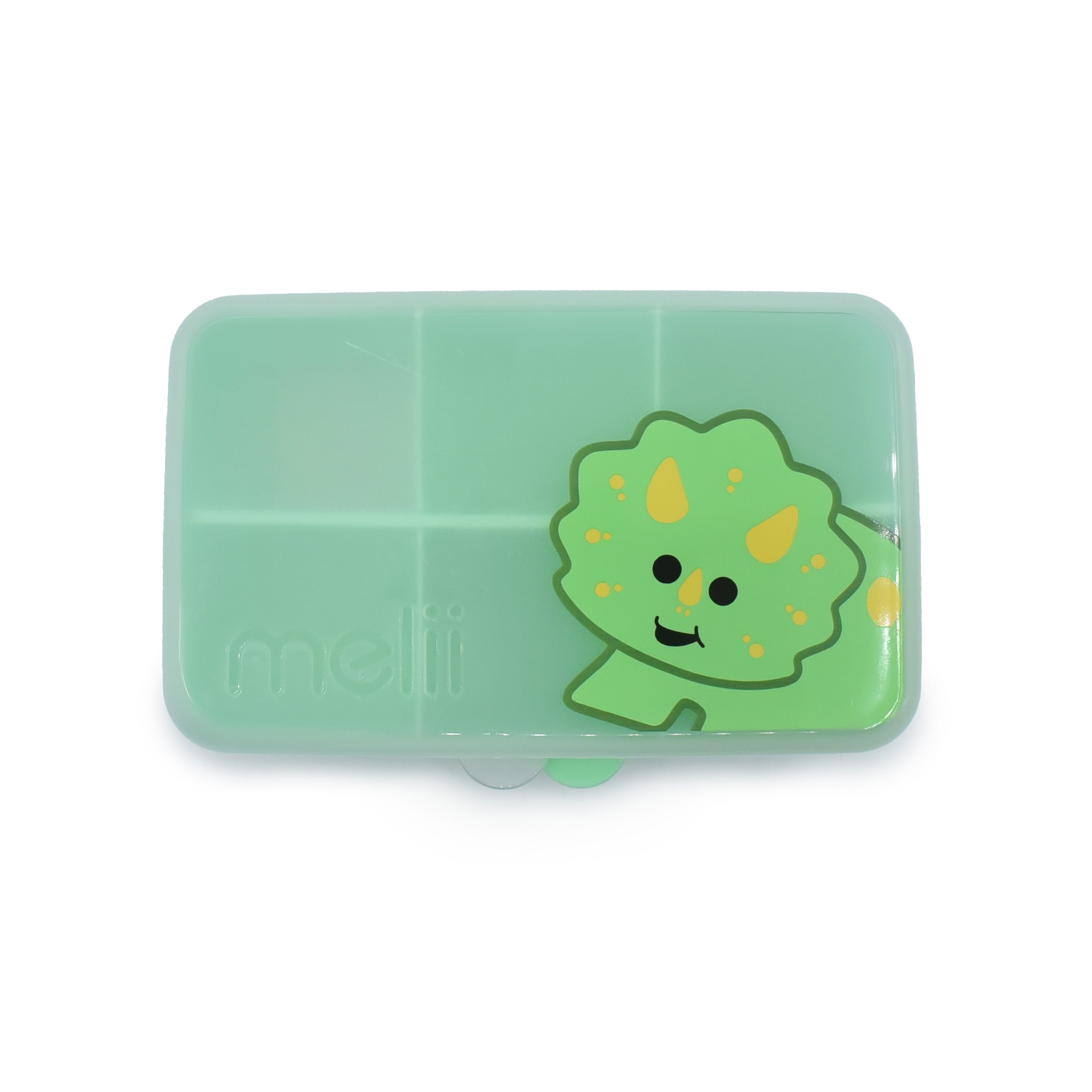 Caja contenedora mini para snack Dino Melii