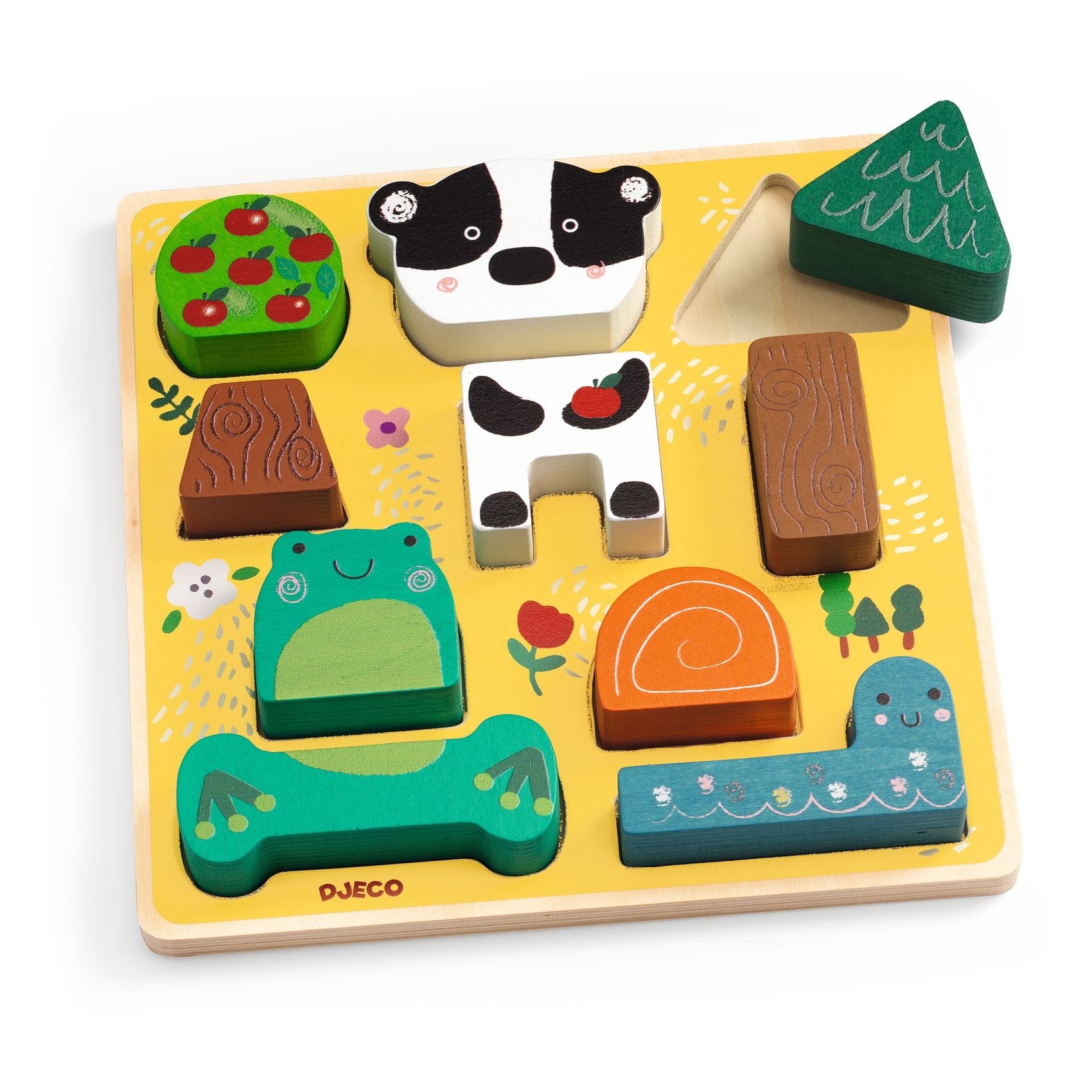 Puzzle Madera Relieve Puzz Match Happy Djeco