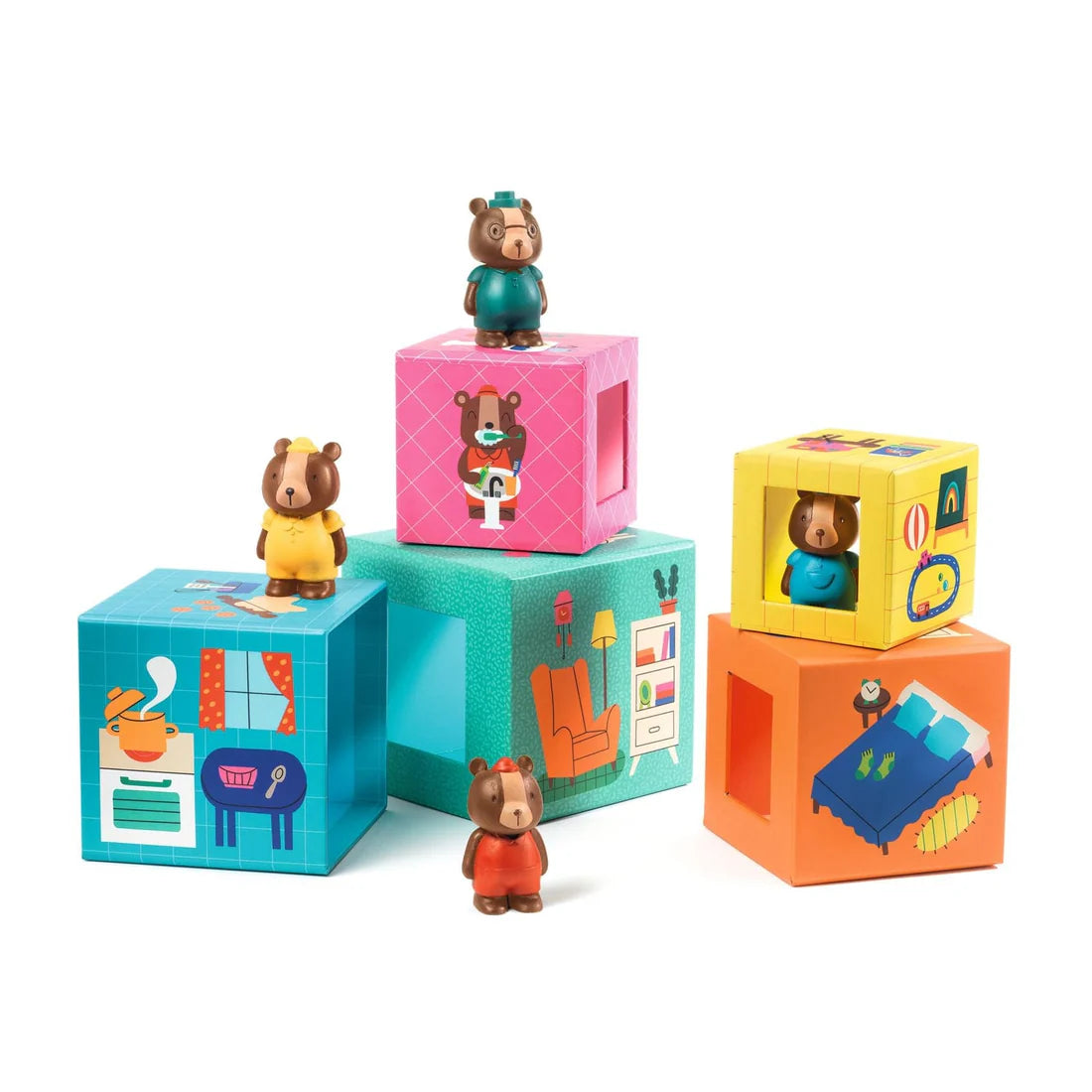 Cubos Apilables TopaniHouse Djeco