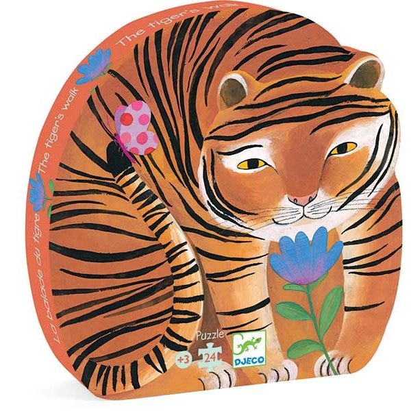 Puzzle Tigre 24 piezas Djeco