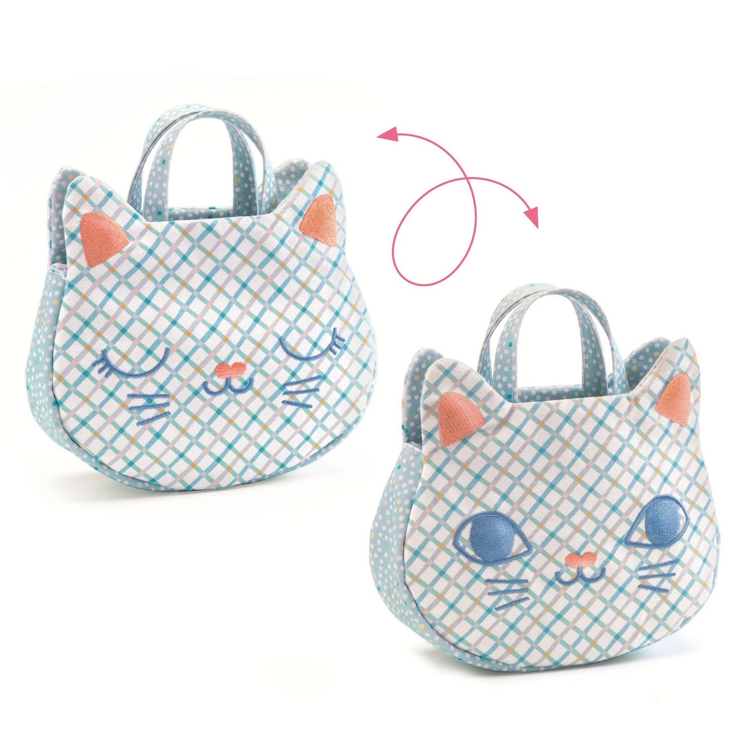 Cartera de gatito con accesorios Djeco