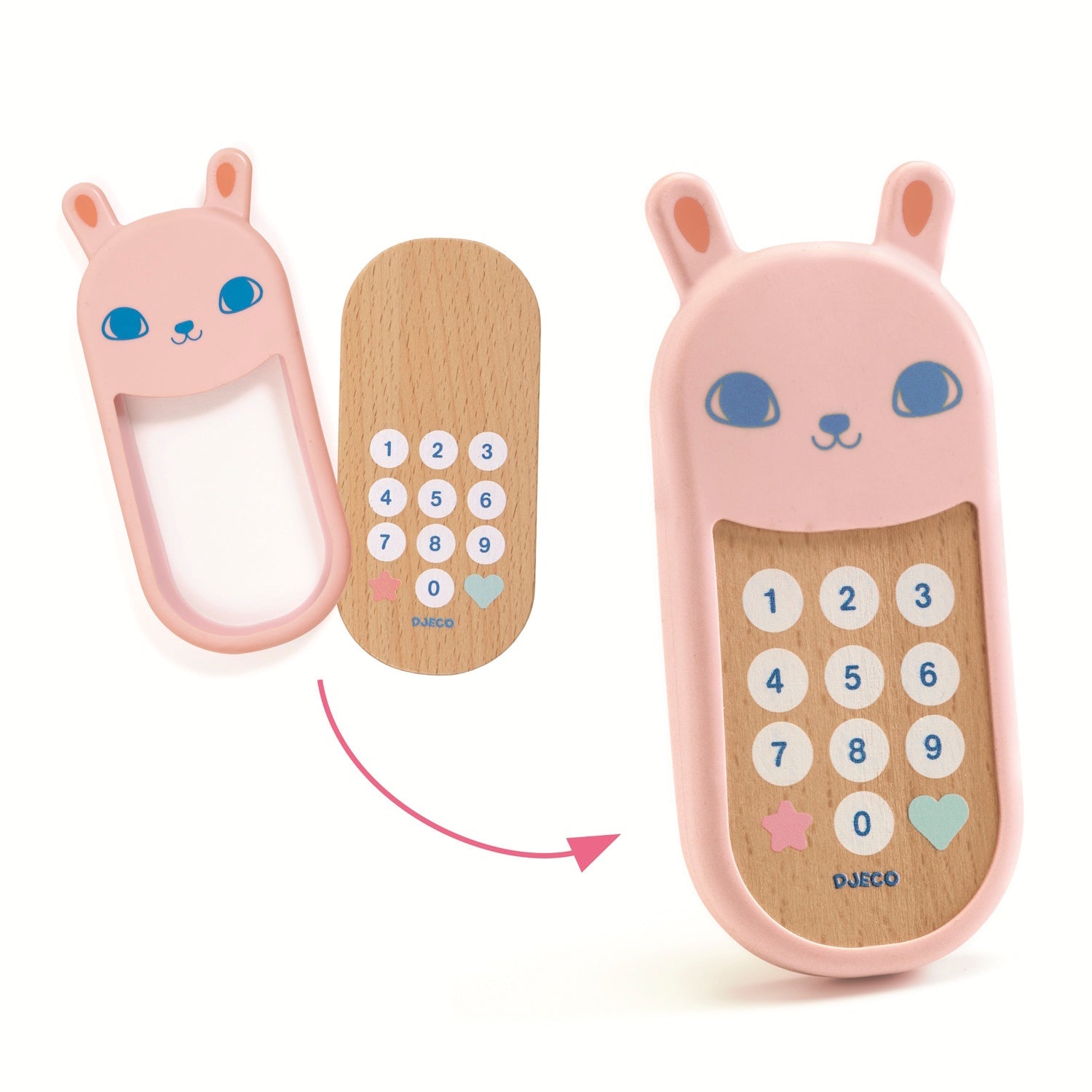 Cartera de gatito con accesorios Djeco