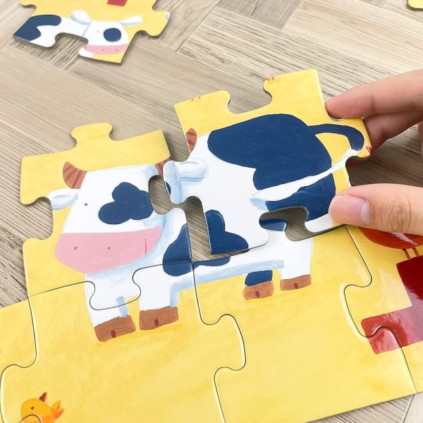 Puzzle La Vaca en la Granja 24 Piezas Djeco