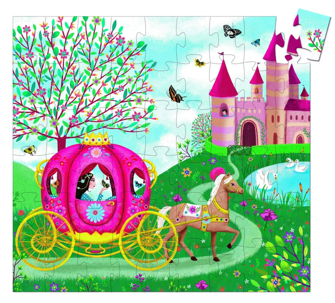 Puzzle La Carroza de Elisa 54 piezas Djeco