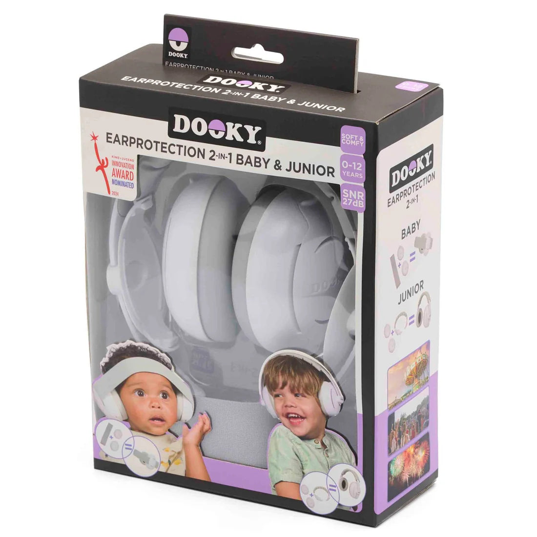 Protectores Auditivos 2 in 1 de 0 a 12 años Dooky