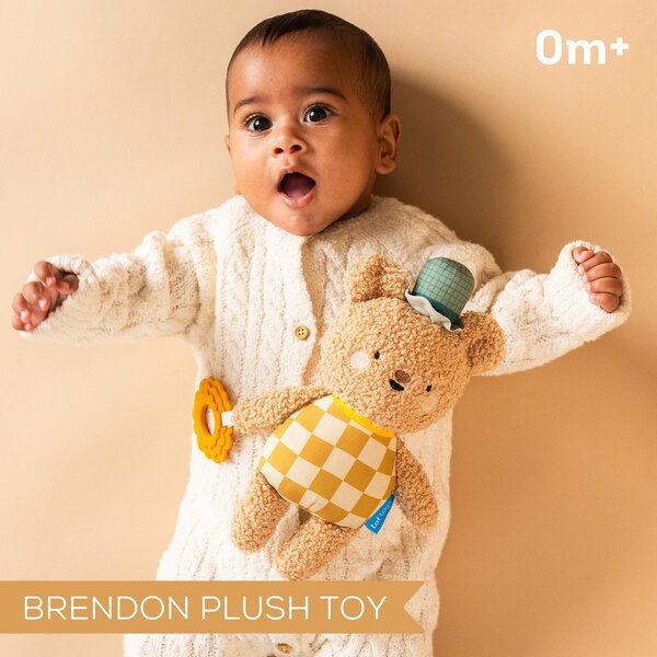 Peluche Osito Brendon y Mordedor Taf Toys