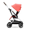 Coche de paseo Eezy S Twist Plus 2 Silver Hibiscus Red Cybex