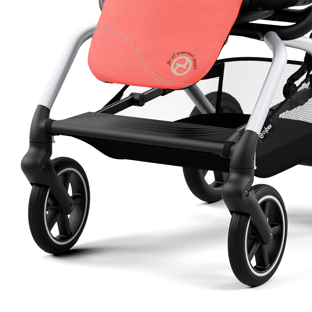 Coche de paseo Eezy S Twist Plus 2 Silver Hibiscus Red Cybex