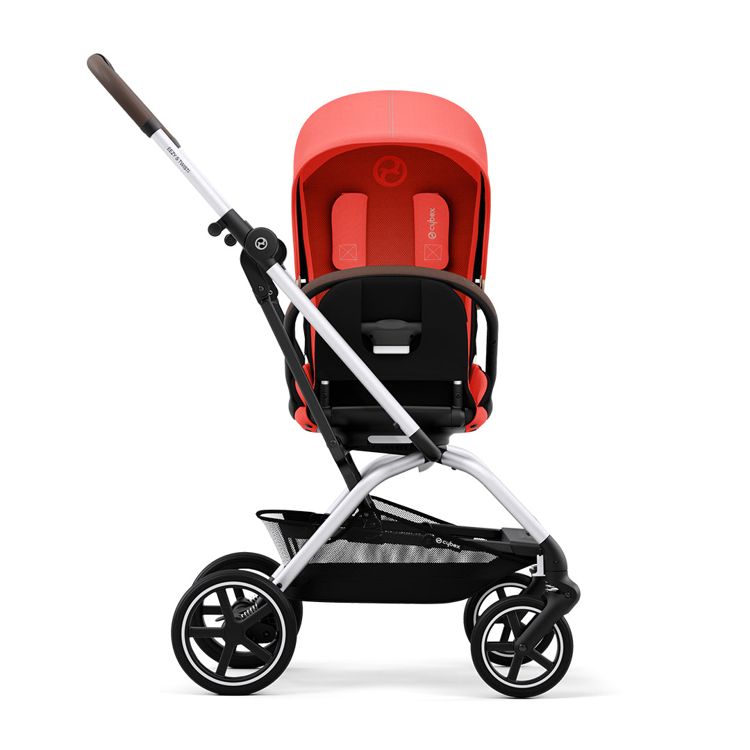Coche de paseo Eezy S Twist Plus 2 Silver Hibiscus Red Cybex