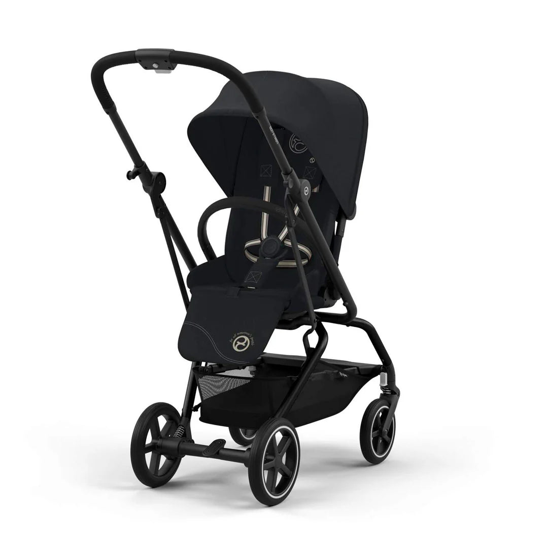 Travel System Eezy S Twist Plus Black Magic Black + Aton S2 + Base OPH Cybex
